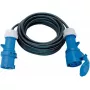 Power Extension Brennenstuhl 1167650110 10m 1 AC Outlet Outdoor Black Blue