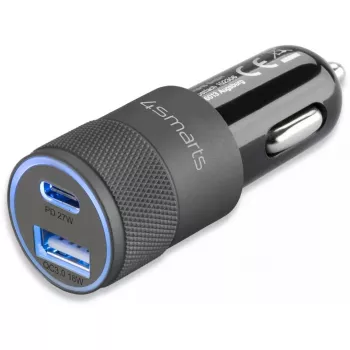 Mobile device charger 4smarts 464448 Universal Black Cigar lighter Auto