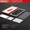 Displex Screen Protector (10H) for Apple iPhone iPhone 13/13 Pro/14/16e/17e, Eco Mounting Frame, scratch resistant