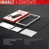 Displex Privacy Screen Protector (10H) for Apple iPhone 13/13 Pro/14/16e/17e, Eco Mounting Frame, Privacy Filter