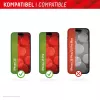 Displex Full Cover Screen Protector (10H) for Apple iPhone 15/15 Pro, Eco Mounting Frame, Full Cover