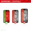 Displex Screen Protector + Case for Apple iPhone 15, Eco Mounting Frame, scratch resistant