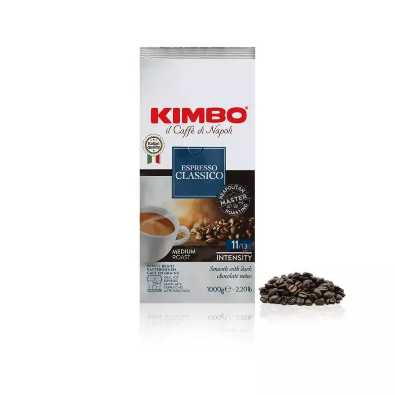 Coffee beans KIMBO 014089 Espresso Classico 1 kg medium roast