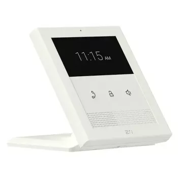 Video intercom indoor unit 2N Clip 10.9 cm (4.3 inch) LCD, 480×272, Touch, White, Gigabit Ethernet, DC/PoE