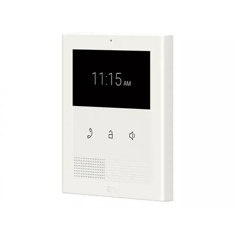 Video intercom indoor unit 2N Clip 10.9 cm (4.3 inch) LCD, 480×272, Touch, White, Gigabit Ethernet, DC/PoE