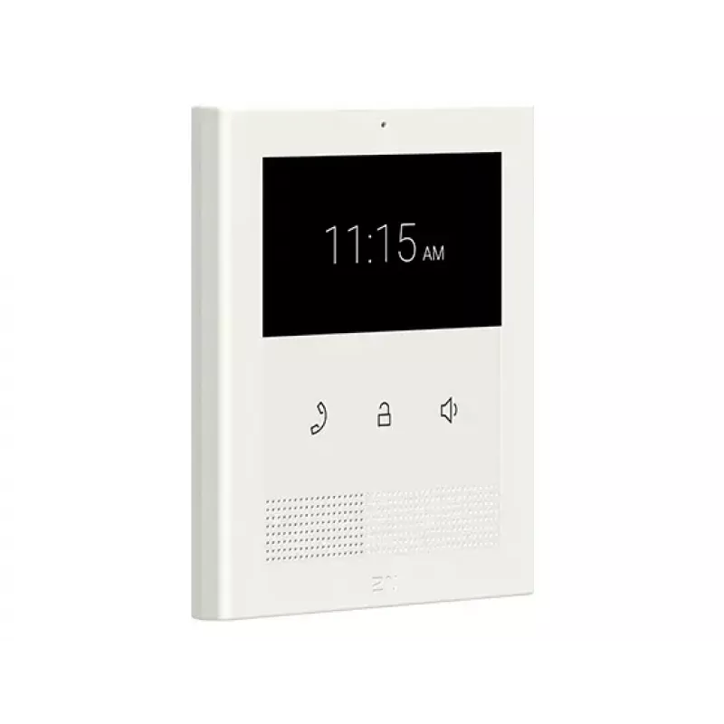 Video intercom indoor unit 2N Clip 10.9 cm (4.3 inch) LCD, 480×272, Touch, White, Gigabit Ethernet, DC/PoE