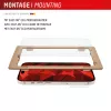 Displex Screen Protector (10H) for Apple iPhone 16 Pro, Eco Mounting Frame, scratch resistant