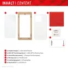 Displex Screen Protector + Case for Samsung Galaxy A55 5G, Eco Mounting Frame, scratch resistant
