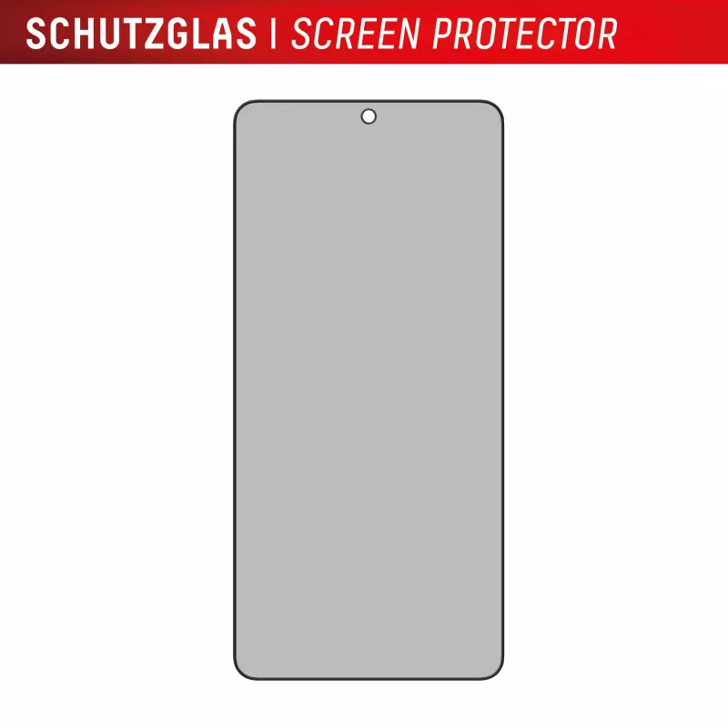 Displex Privacy Screen Protector (10H) for Samsung Galaxy S25 Edge, Eco Mounting Frame, Privacy Filter