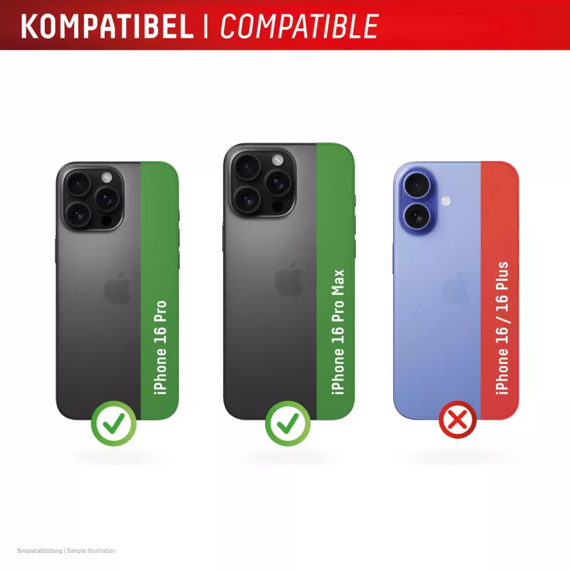 Displex Full Cover Camera Lens Glass iPhone 16 Pro/16 Pro Max, 10H, Full Camera Protector, Quick Mount, 2-Pack