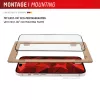 Displex Premium Screen Protector (Full Cover, 10H) for Apple iPhone 17 Pro Max, Eco Mounting Frame, Full Cover
