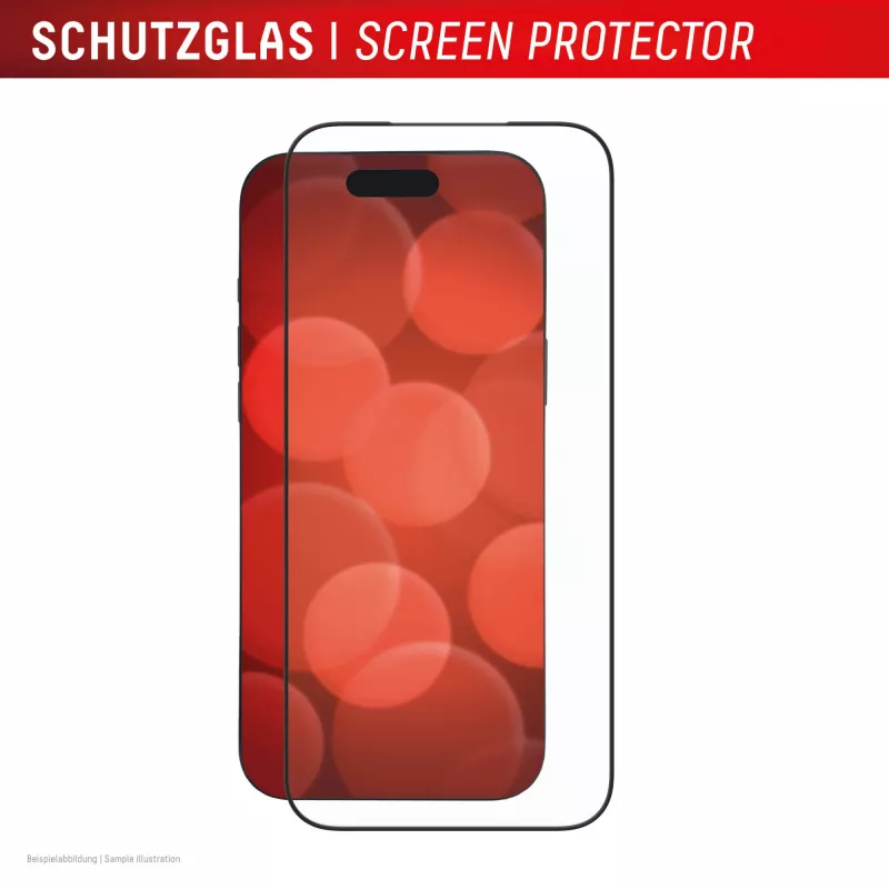 Displex Premium Screen Protector (Full Cover, 10H) for Apple iPhone 17 Pro Max, Eco Mounting Frame, Full Cover