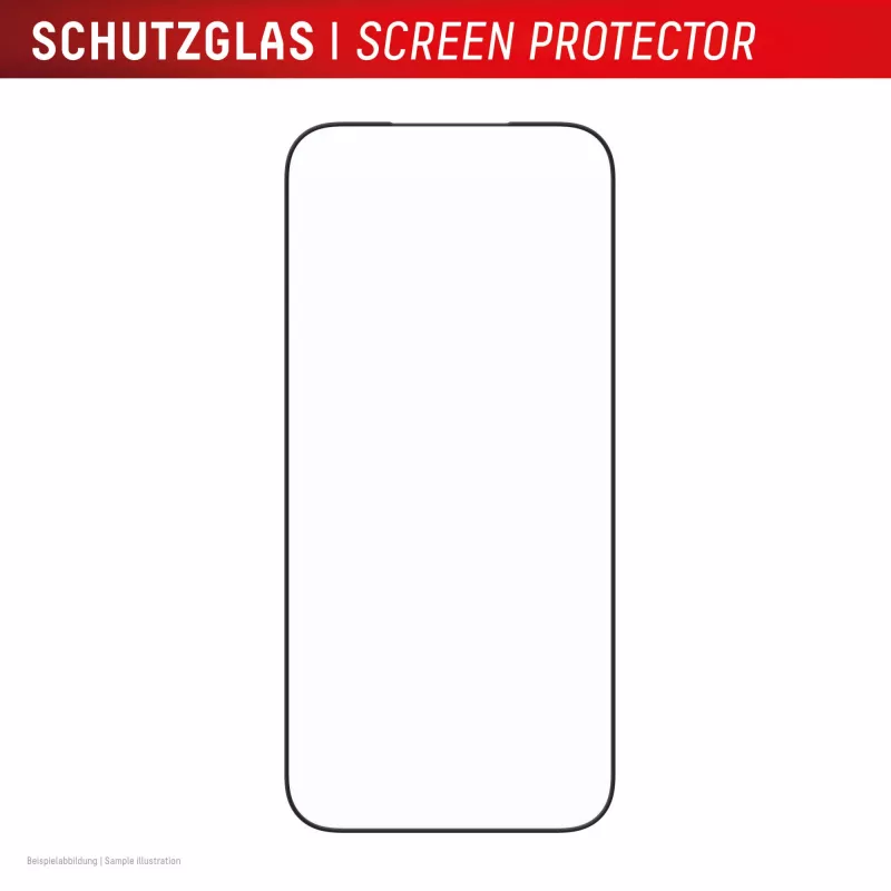 Displex Premium Screen Protector (Full Cover, 10H) for Apple iPhone 17 Pro Max, Eco Mounting Frame, Full Cover