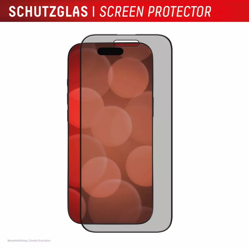 Displex Privacy Screen Protector (10H) for Apple iPhone Air, Eco Mounting Frame, Privacy Filter