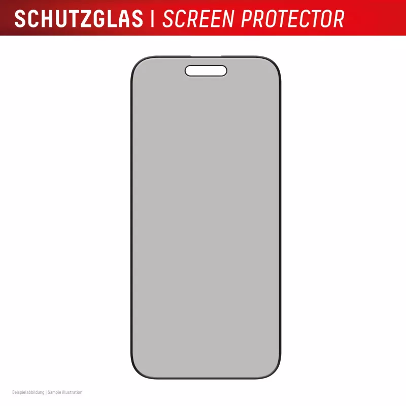 Displex Privacy Screen Protector (10H) for Apple iPhone Air, Eco Mounting Frame, Privacy Filter