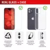 Displex Screen Protector + Case for Apple iPhone 17, Eco Mounting Frame, scratch resistant