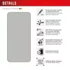 Displex Privacy Screen Protector (10H) for Samsung Galaxy S24/S25, Eco Mounting Frame, Privacy Filter