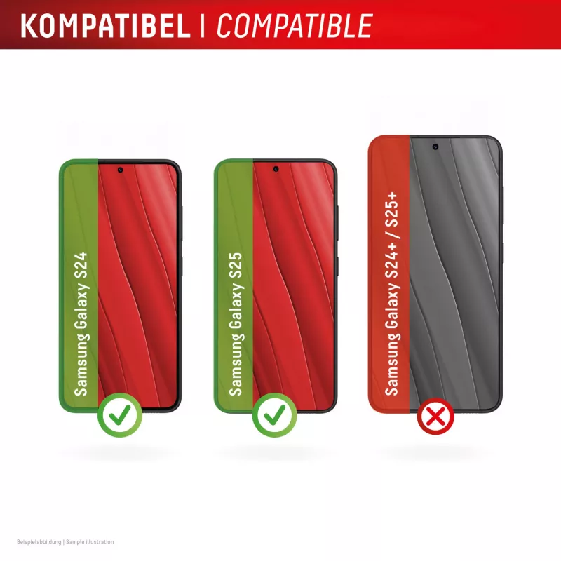 Displex Privacy Screen Protector (10H) for Samsung Galaxy S24/S25, Eco Mounting Frame, Privacy Filter