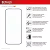 Displex Premium Anti-Reflex Screen Protector (anti-reflective Full Cover, 10H) for Apple iPhone 16 Pro, Eco Mounting Frame, Full Cover