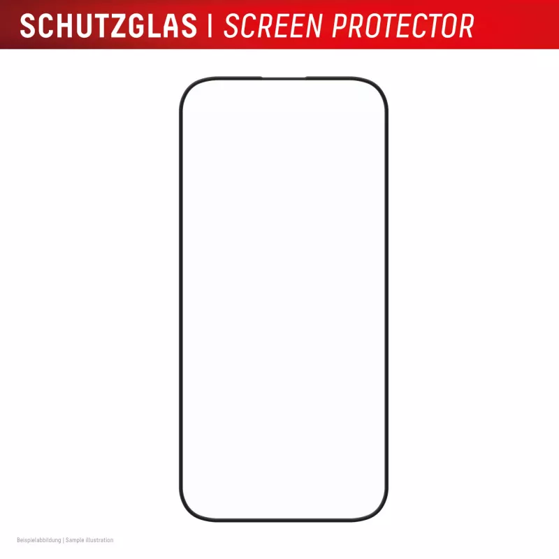 Displex Premium Anti-Reflex Screen Protector (anti-reflective Full Cover, 10H) for Apple iPhone 16 Pro, Eco Mounting Frame, Full Cover