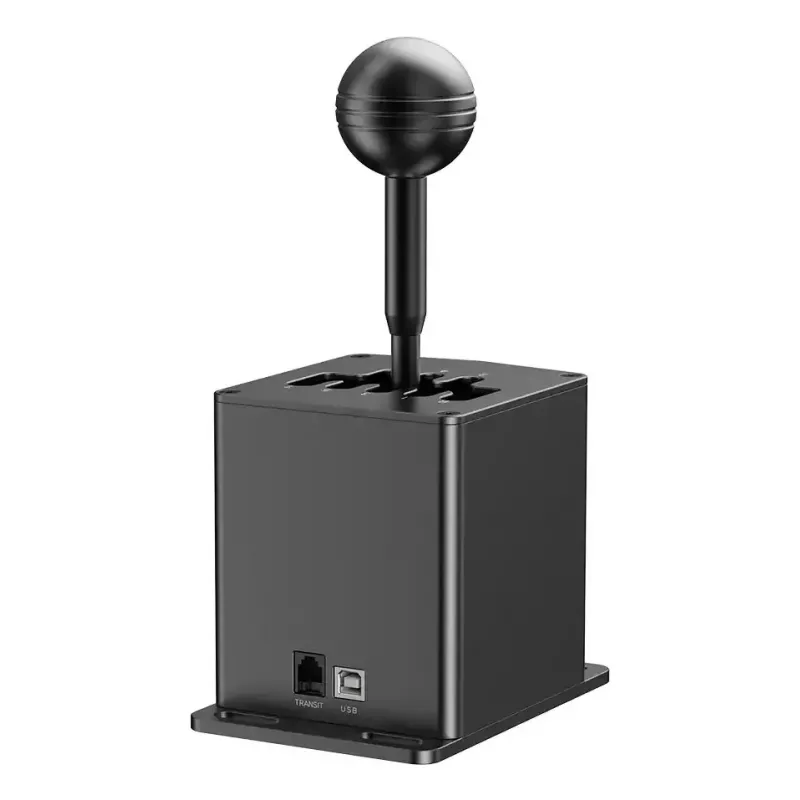 Racing shifter MOZA HGP Shifter — aluminium, black, 100×143×241 mm, USB-A to USB-B