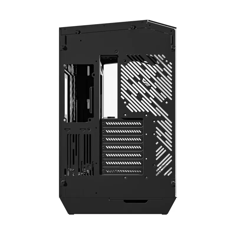 PC Case Darkflash DY470 Full Tower — Black, SPCC, supports ITX/ATX, HDD 3.5 inch/2.5 inch, 1x rear 120 mm, 120 mm side fans