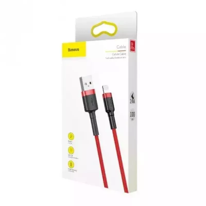 Lightning cable Baseus CALKLF-A09 0.5 m Red