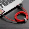 Lightning cable Baseus CALKLF-A09 0.5 m Red