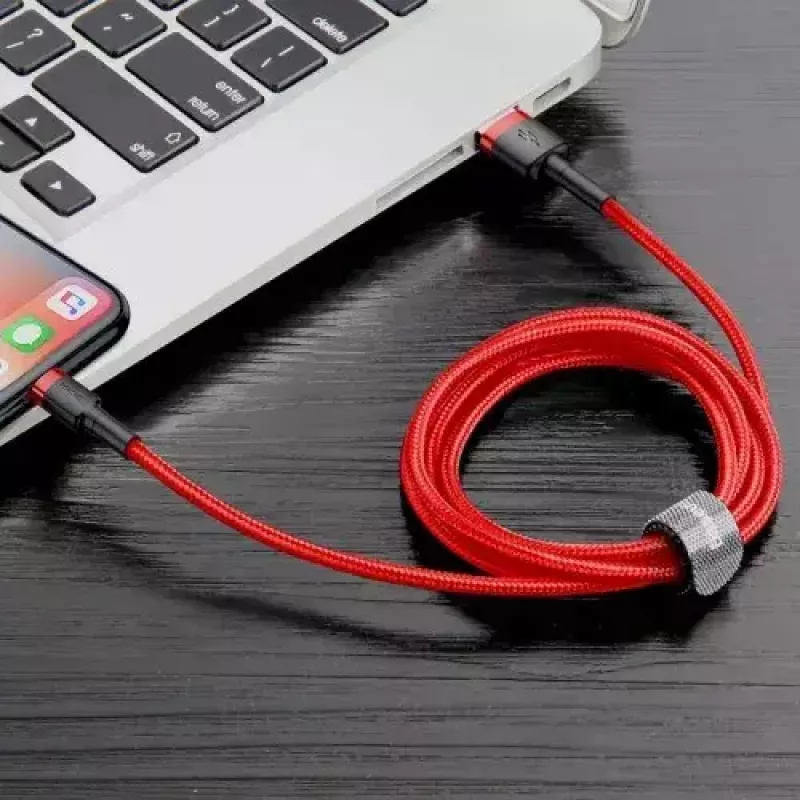 Lightning cable Baseus CALKLF-A09 0.5 m Red