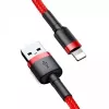 Lightning cable Baseus CALKLF-A09 0.5 m Red