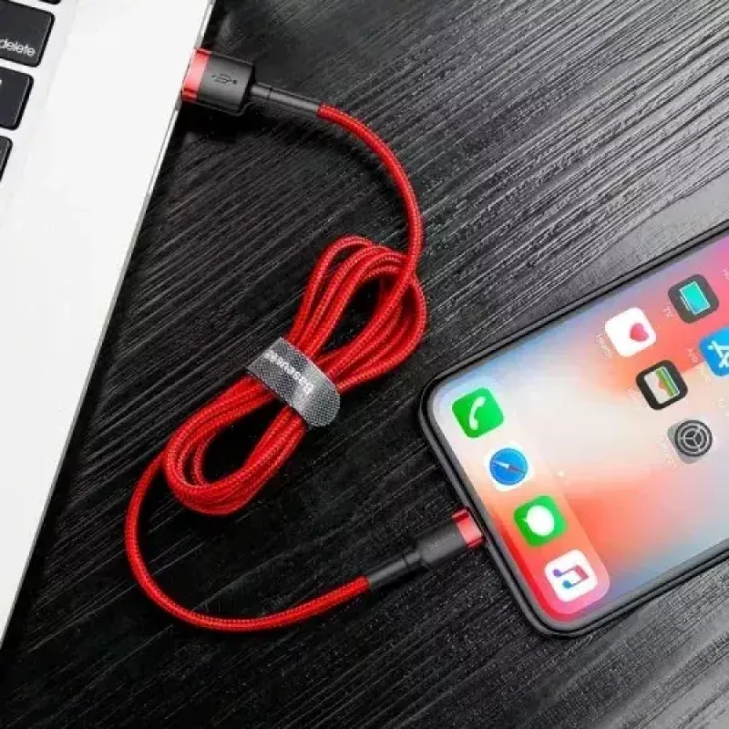 Lightning cable Baseus CALKLF-A09 0.5 m Red