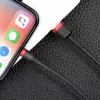 USB-A to Lightning cable Baseus CALKLF-C19 2 m — aluminium housing, 1.5 A, black/red