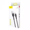 Baseus CALKLF-AG1 Nylon Data & Charging Cable USB-C QC3.0 2.4A to Lightning 0.5m black, gray