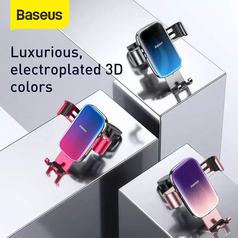 Passive holder Baseus Glaze Gravity Mobile phone Black