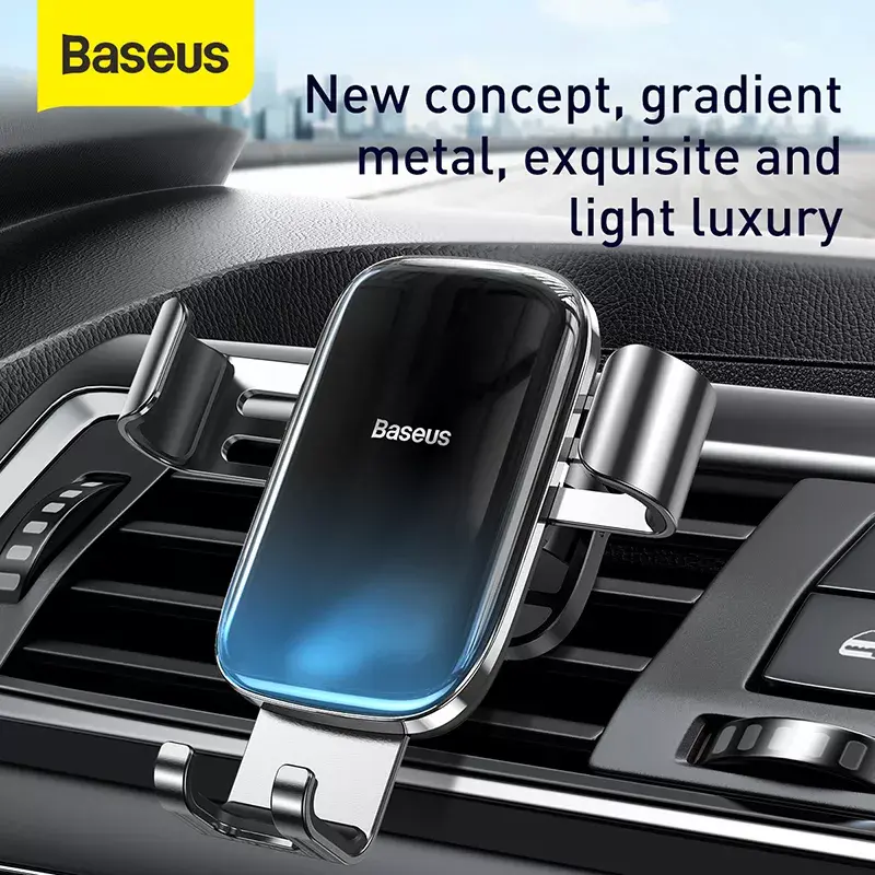 Passive holder Baseus Glaze Gravity Mobile phone Black