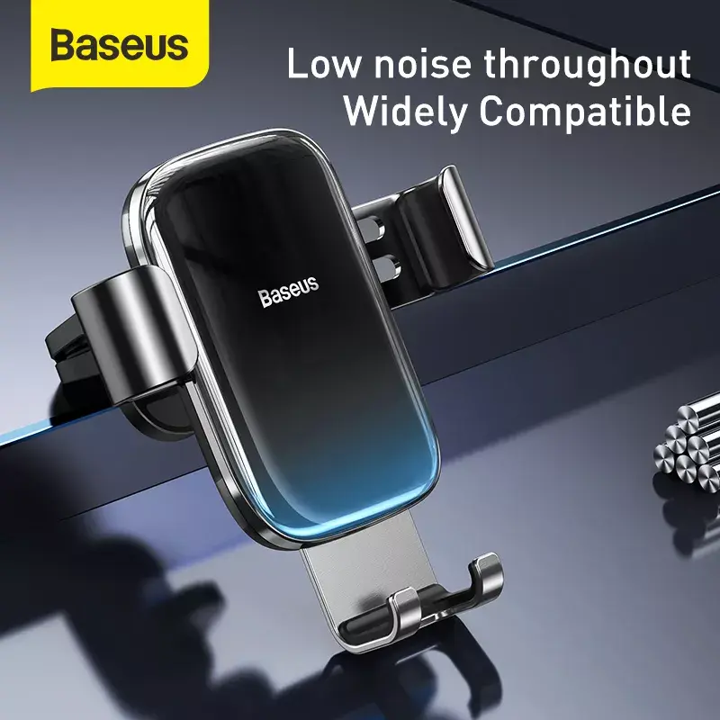 Passive holder Baseus Glaze Gravity Mobile phone Black