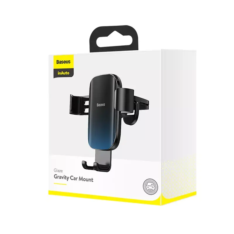 Passive holder Baseus Glaze Gravity Mobile phone Black