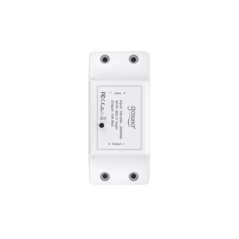 Smart plug Gosund SW3 — Wi‑Fi 2.4 GHz, wireless smart outlet, white