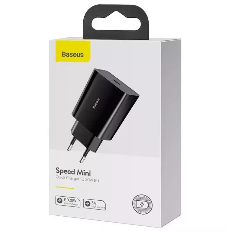 Charger Baseus Speed Mini Smartphone Black