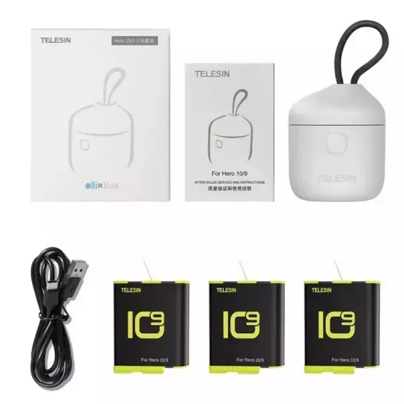 Battery Charger TELESIN Allin BOX for Action Sport Camera