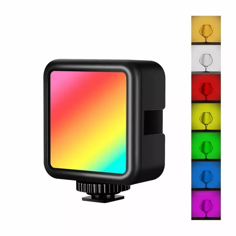 LED RGB lamp Puluz PU560B — adjustable brightness and color temperature for photo and video lighting