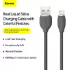 USB 2.0 data cable Baseus Jelly Lightning to USB-A 1.2 m, Black