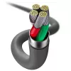 USB 2.0 data cable Baseus Jelly Lightning to USB-A 1.2 m, Black