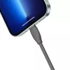 USB 2.0 data cable Baseus Jelly Lightning to USB-A 1.2 m, Black