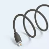 USB 2.0 data cable Baseus Jelly Lightning to USB-A 1.2 m, Black