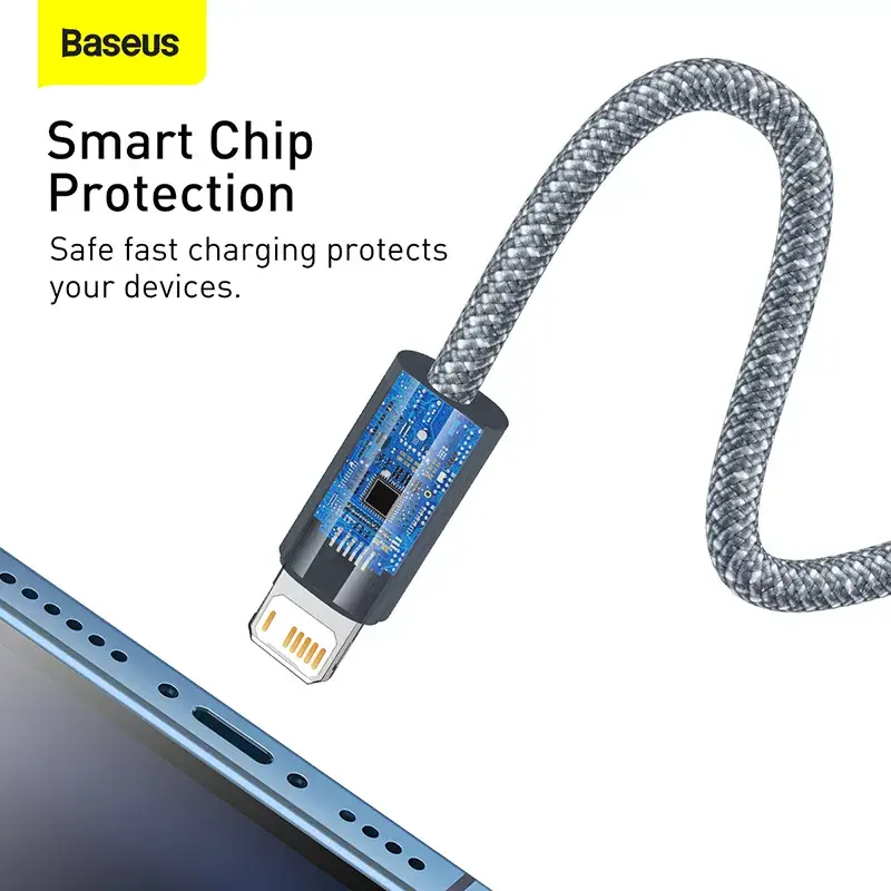 Baseus Dynamic 2m Grey Lightning to USB A Cable