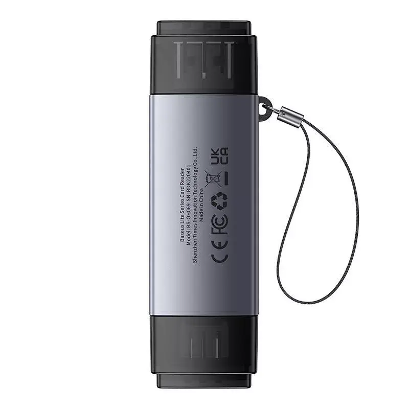 Card reader Baseus Memory Card Reader Lite Series WKQX060113 USB and USB-C support