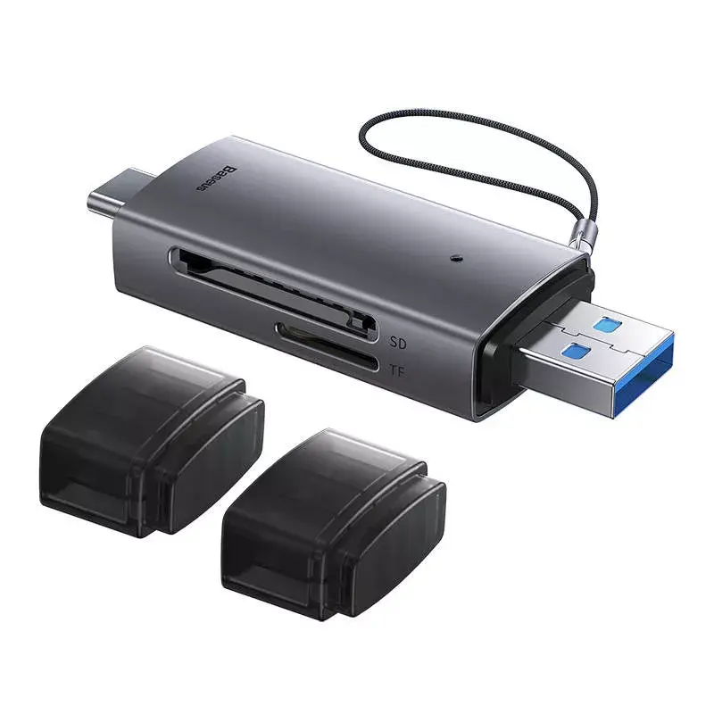 Card reader Baseus Memory Card Reader Lite Series WKQX060113 USB and USB-C support