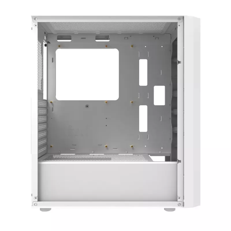 Computer case Darkflash DK351 WHITE Midi Tower, Micro ATX/ATX/ITX, tempered glass, white, 200×390×450 mm
