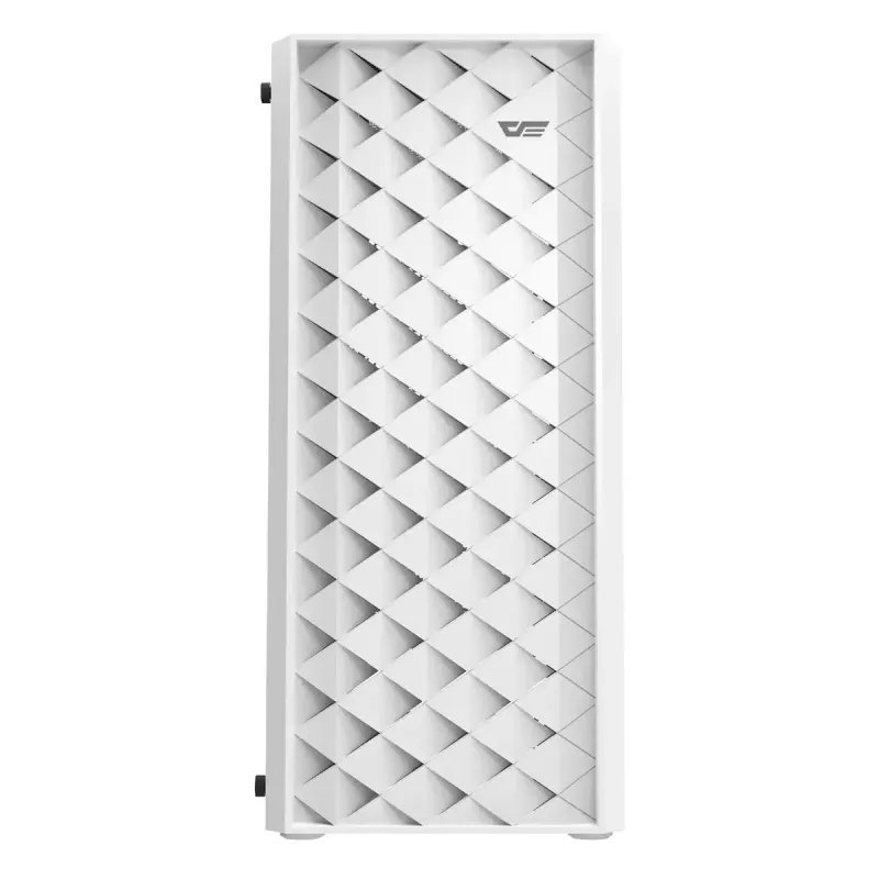 Computer case Darkflash DK351 WHITE Midi Tower, Micro ATX/ATX/ITX, tempered glass, white, 200×390×450 mm